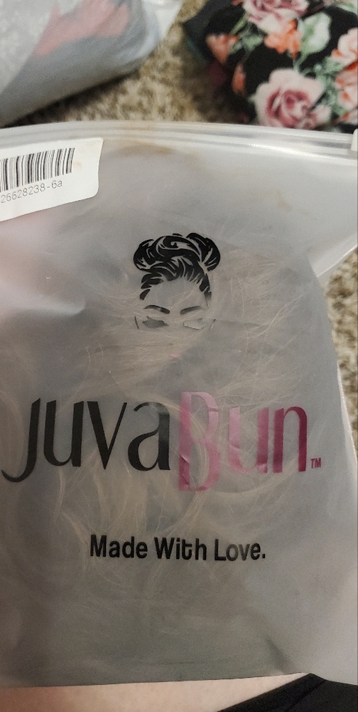 Juba messy bun light brown